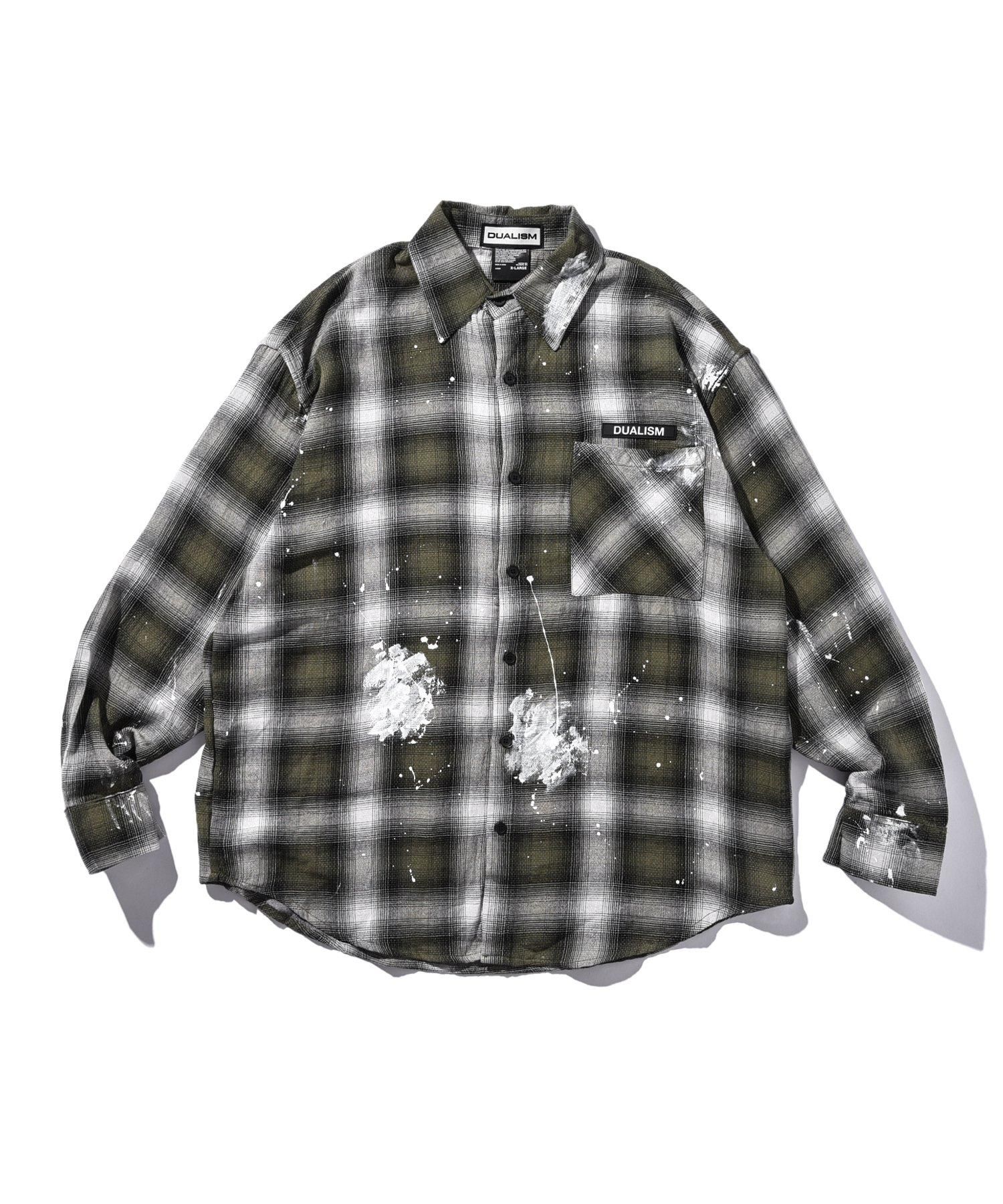DUALISM PAINTING CHECK SHIRT 公式通販サイト | DUALISM/DLSM