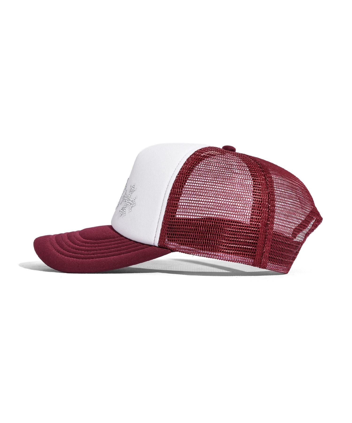 NEWVINTAGE CHROME YORK EMBLEM RHINESTONE MESH CAP - DUALISM