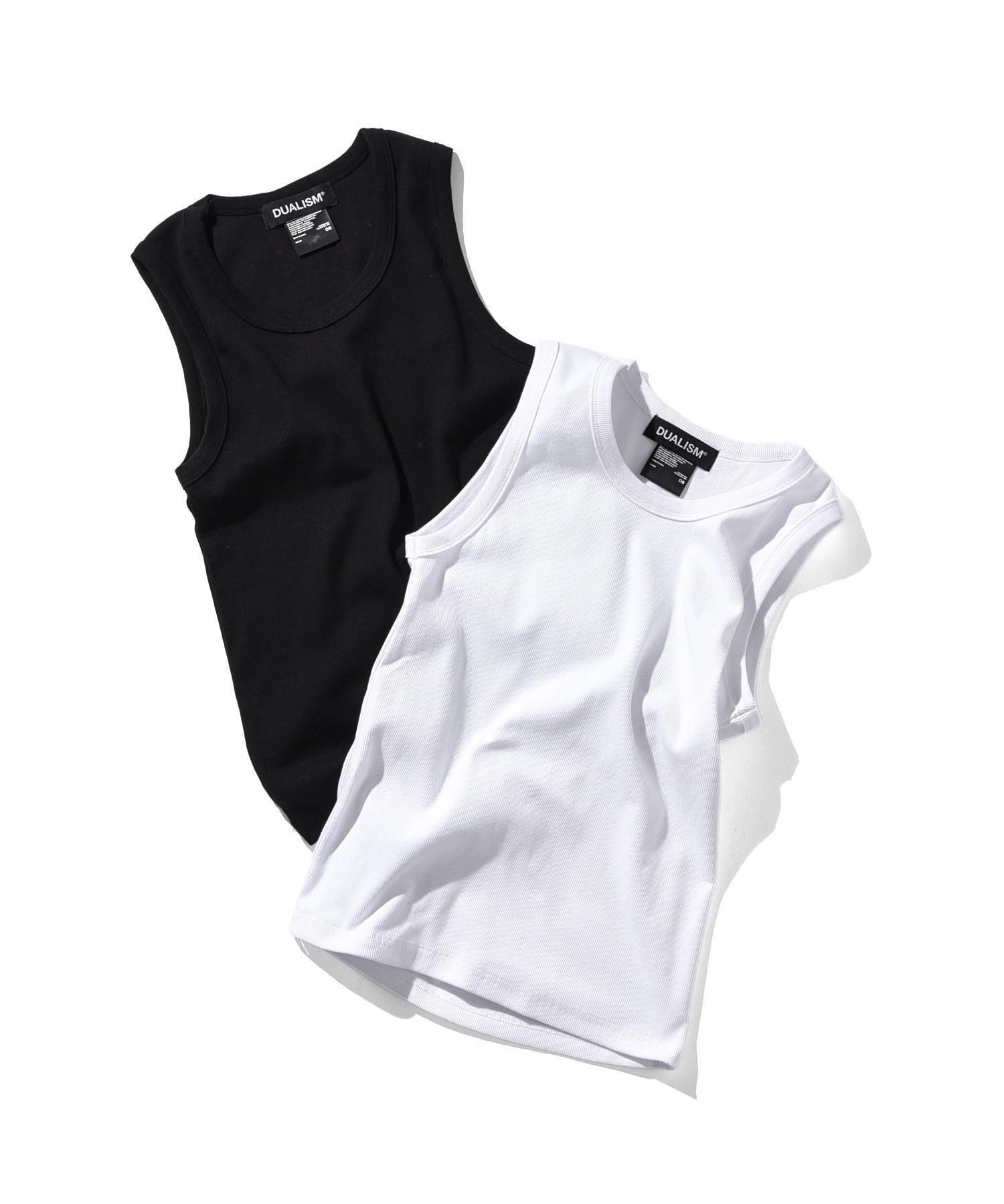 【美品】LOGO TankTop (white/black) L Ashluxe Logo Tank Top - White