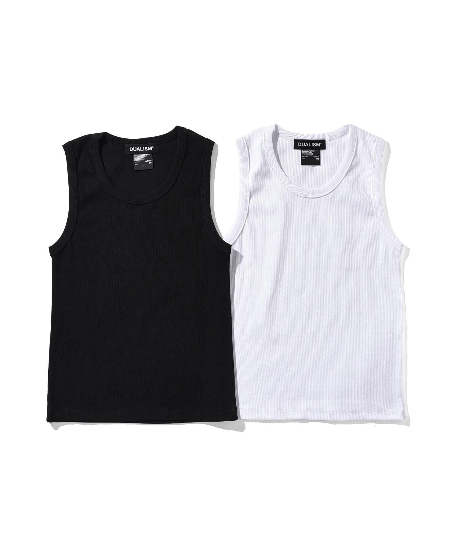 【美品】LOGO TankTop (white/black) L Ashluxe Logo Tank Top - White