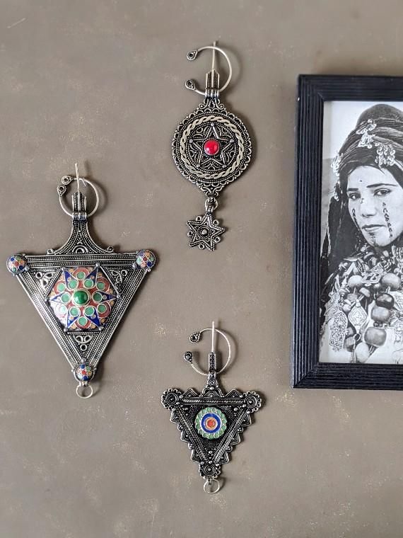 ベルベル人の民族衣装/オーナメントOM33 モロッコインテリア/モロッコ