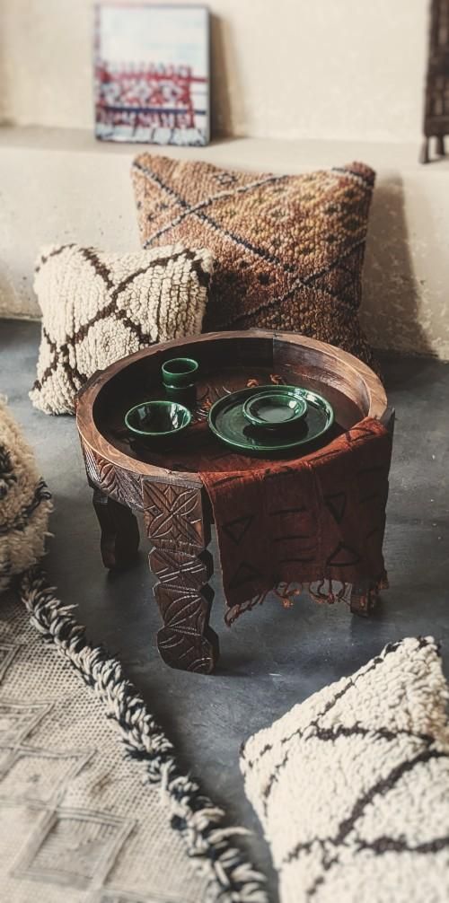 モロッカンウッドテーブル】WTT1/Hibou.イブー/モロッコインテリア通販