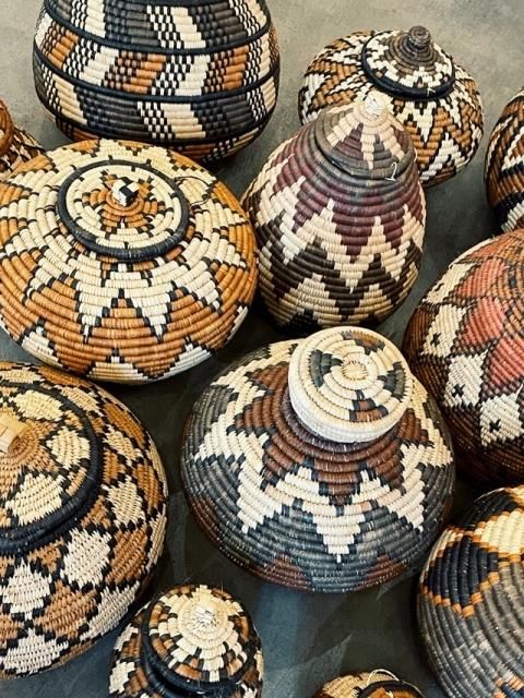 アフリカンバスケット通販Hibou.イブー ZULUズールーバスケット