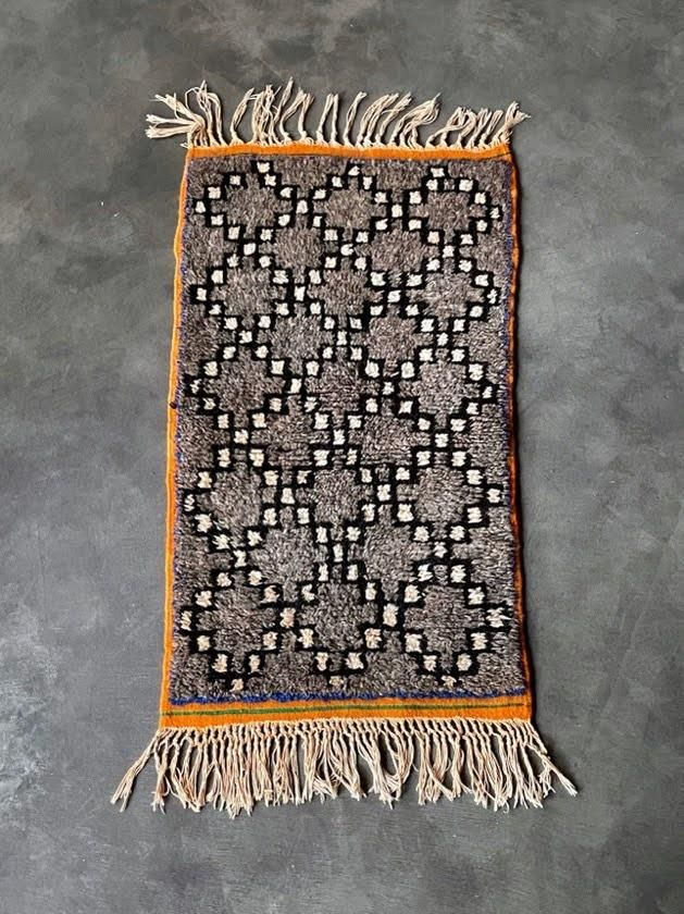 モロッコ ウール キリム ラグ 約97×145cm ラグ