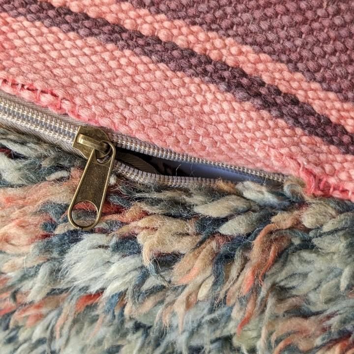 モロッコ ヴィンテージラグのプフ60㎝×20㎝「モロッコインテリアの