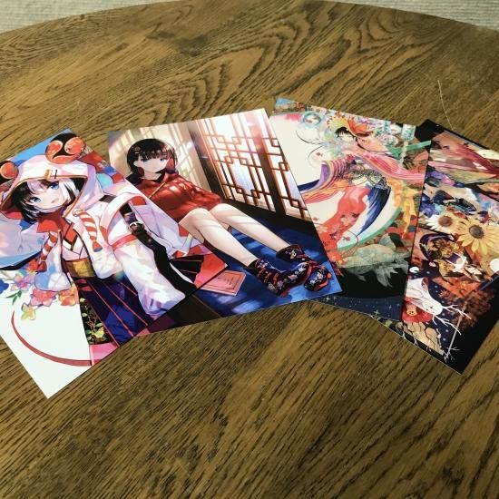 9月下旬以降順次発送 藤ちょこ画集発売記念作品展 彩幻境 ポストカードセット Gofa Gallery Shop