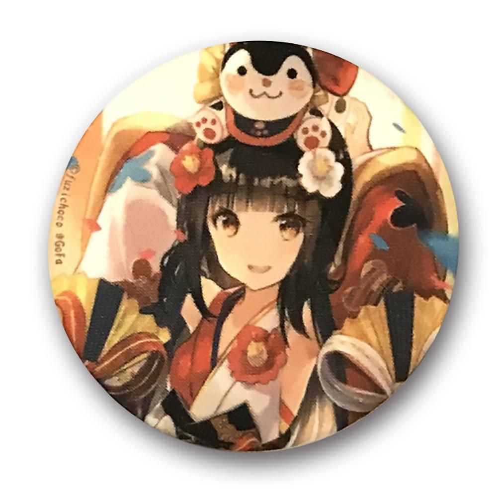 藤ちょこ画集発売記念作品展「彩幻境」 布缶バッジ - GoFa gallery shop