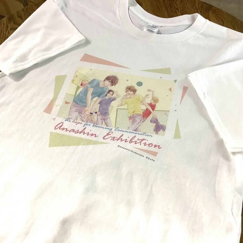 春待つ僕ら 完結記念あなしん作品展 Tシャツ Gofa Gallery Shop 春待つ僕ら 完結記念あなしん作品展 Tシャツ Gofa Gallery Shop