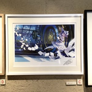藤ちょこ画集発売記念「彩幻境」京都巡回展直筆サイン入りアートグラフ