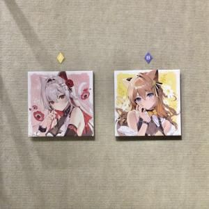 necömi「サイン色紙＋instaアクキー＋チェキステッカー