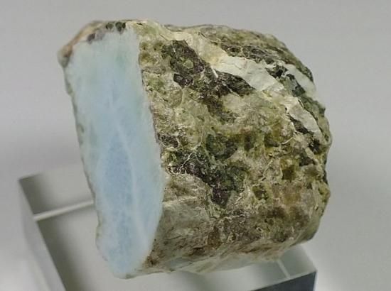 Pectolite（ソーダ珪灰石：ラリマー） サイバークリスタルズ
