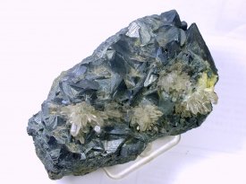 安四面銅鉱、水晶（ペルー産）