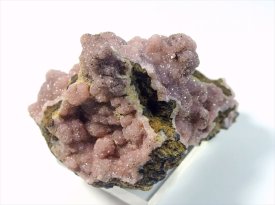 Rhodochrosite: 菱マンガン鉱	(南アフリカ産）