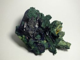 藍銅鉱/孔雀石（ ツメブ鉱山）