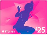 アメリカ版 iTunes Music Card　＄２５