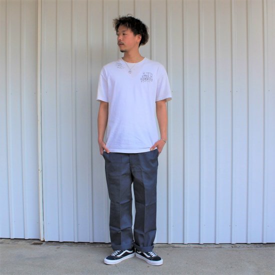 80's Dickies / WORK PANTS #874 DEAD STOCK - ブルーグレー - 夕陽のT