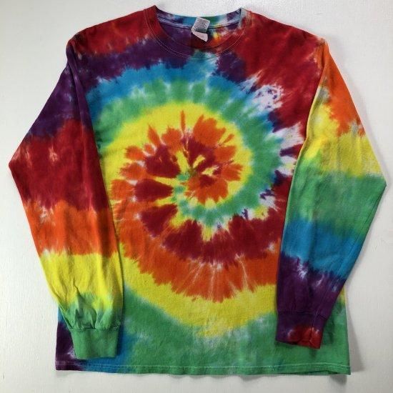 Gildan Tie Dye L S Tee タイダイ染め