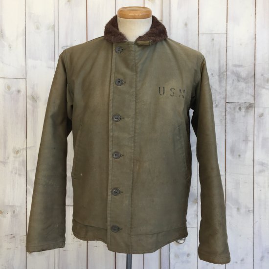 「極上」40's US NAVY N-1deck jacket U.S.NAVY