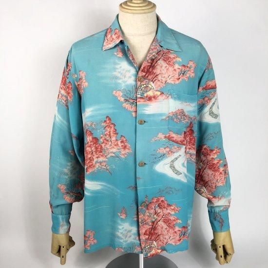 レディースアロハシャツパケKilohanaキロハナビンテージ50年代