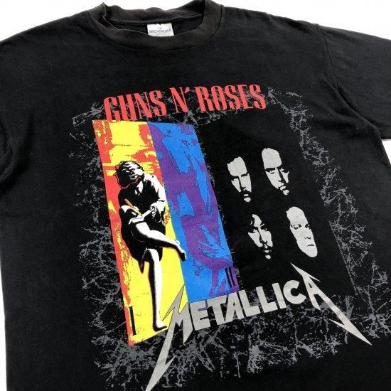 guns roses メタリカコラボTシャツ