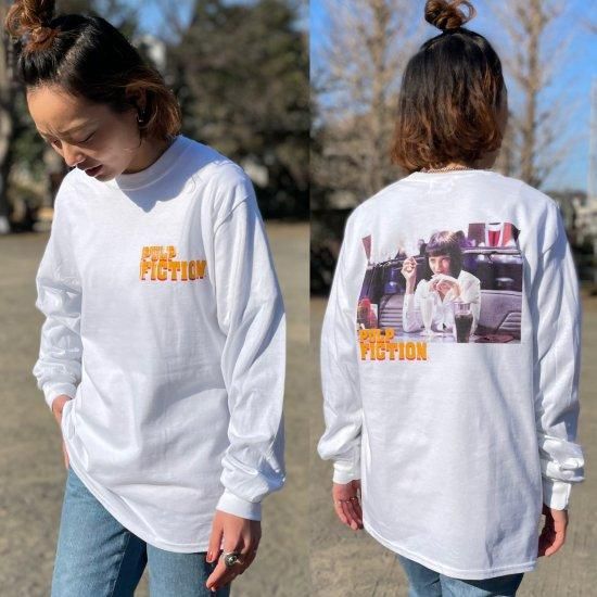 PULP FICTION L/S TEE WHITE - パルプフィクション ロンTEE ホワイト ...