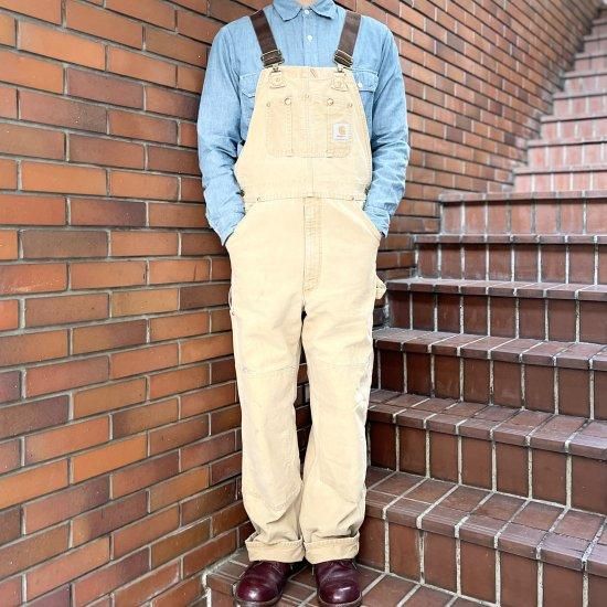 古着で購入carhartt  カーハート　オーバーオール