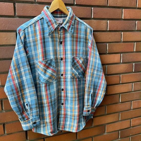 70'S ”BIG MAC” FLANNEL SHIRTS/サックス