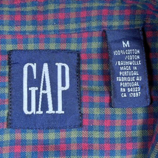 90'S OLD ”GAP” BUTTONDOWN SHIRTS/90年代