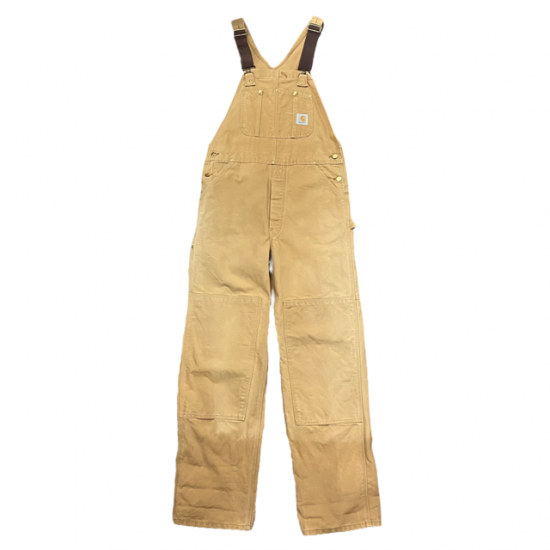 USカーハートCARHARTT#R01ブラウンダックオーバーオール【36x32】