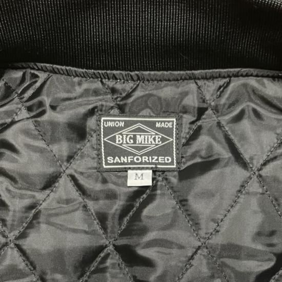 BIG MIKE / SATIN HALF STADIUMJUMPER /CHARCOAL