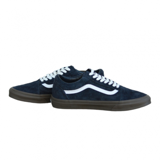 26.5～28cm】 VANS OLD SKOOL / Hairy Suede / DARK NAVY‐バンズ ...