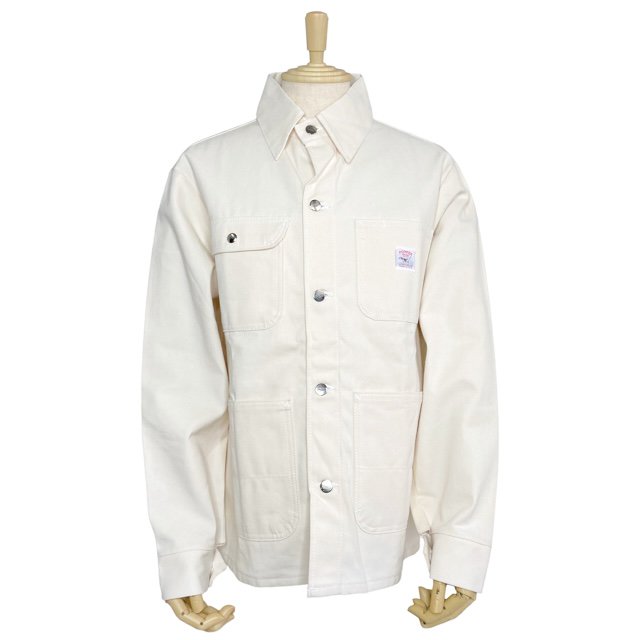 BRAND) COVERALL (WHITE) カバーオール  ホワイト 夕陽のTシャツ オンラインストア