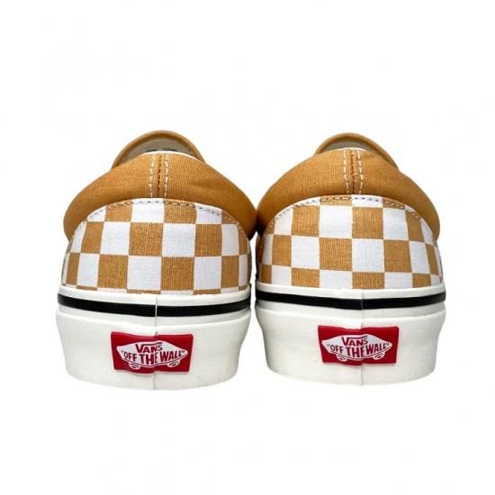 23.5~28cm】 VANS Classic Slip-On98DX/ChekerboardーHoney Yello 23.5~28cm】 VANS Classic Slip-On98DX/ChekerboardーHoney Yello