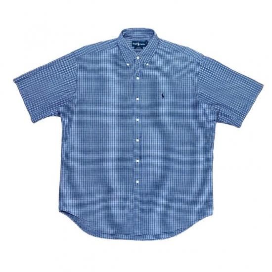 RALPH LAUREN”SEERSUCKER S/S SHIRTS/ラルフローレン シアサッカー半袖