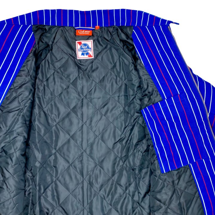 COOKMAN/DELIVERY JACKET EX WARM PABST BLUE RIBBON/クックマン デリバリージャケット  パブスト・ブルーリボン - ブルー