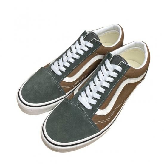 26.5～28.5cm】 VANS OLD SKOOL / CANVAS/SUEDE POP BROWN/MULTI