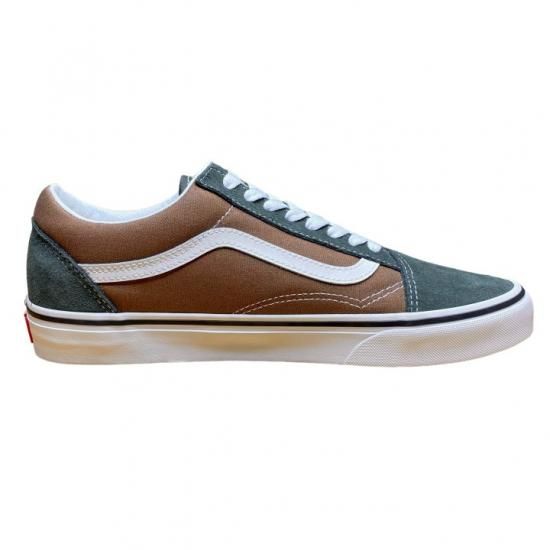 26.5～28.5cm】 VANS OLD SKOOL / CANVAS/SUEDE POP BROWN/MULTI