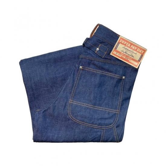 PAY DAY/30s SUPER PAYDAY VINTAGE DENIM PAINTER PANTS INDIGO PAY DAY/30s SUPER PAYDAY VINTAGE DENIM PAINTER PANTS INDIGO