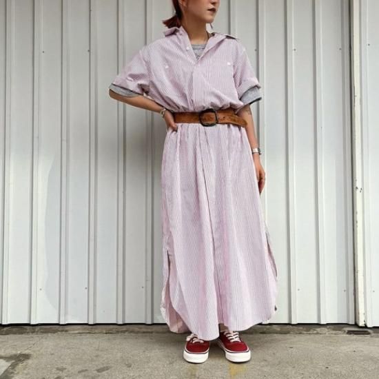 UNIVERSAL OVERALL ユニバーサルオーバーオール シャツワンピース Lady's】UNIVERSAL OVERALL /SHIRT ONE PIECE - ユニバーサル