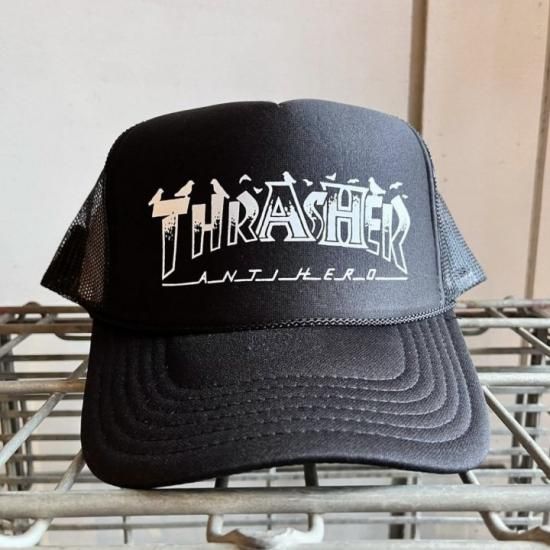 THRASHER MAGAZINE / THRASHER×ANTIHERO/PIGEON MAG TRUCKER CAP