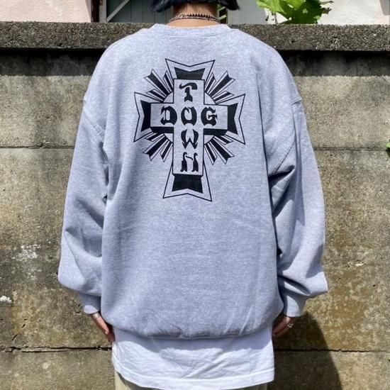 DOG TOWN /CROSS LOGO CREW SWEAT - クロスロゴ スウェット DOG TOWN /CROSS LOGO CREW SWEAT - クロスロゴ スウェット