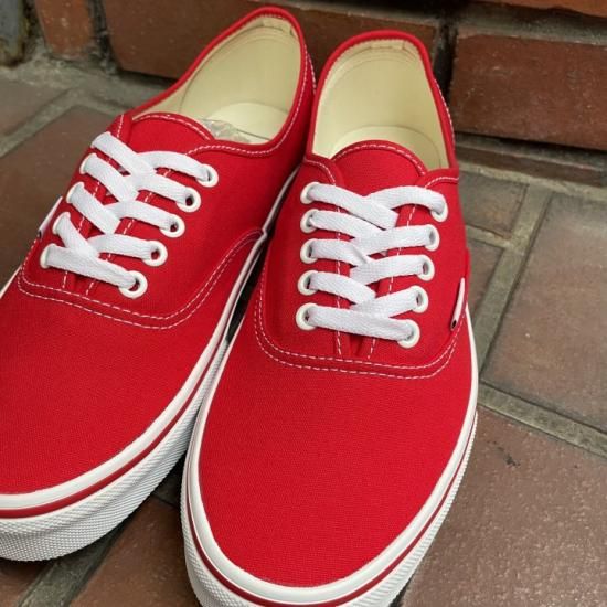 23.0~28cm】VANS/Authentic - RED/ヴァンズ オーセンティック 23.0~28cm】VANS/Authentic - RED/ヴァンズ オーセンティック