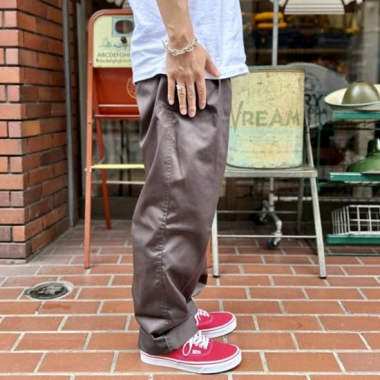 夕陽のTシャツ SUNSET / ORIGINAL 2-TUCK WORK PANTS 【CHARCOAL