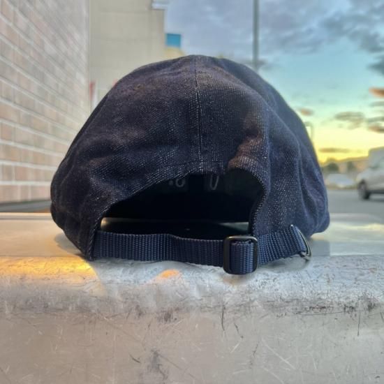 SAVE / EMBROOIDERY CAP DARK DENIM - セーブ/エンブロイダリー