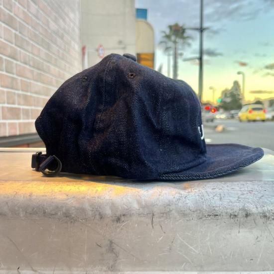 別注　PAYDAYエンブロイダリーキャップ　ネイビー　試着のみ SAVE / EMBROOIDERY CAP DARK DENIM - セーブ/エンブロイダリー