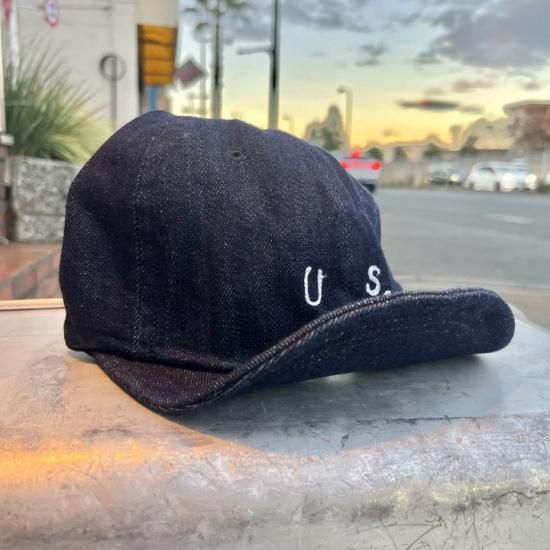 SAVE / EMBROOIDERY CAP DARK DENIM - セーブ/エンブロイダリー