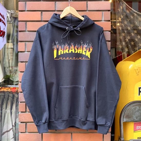 THRASHER MAGAZINE/ FLAME HOODIE /スラッシャーマガジン パーカー
