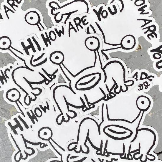 DANIEL JOHNSTON ダニエル ジョンストン - 夕陽のTシャツ