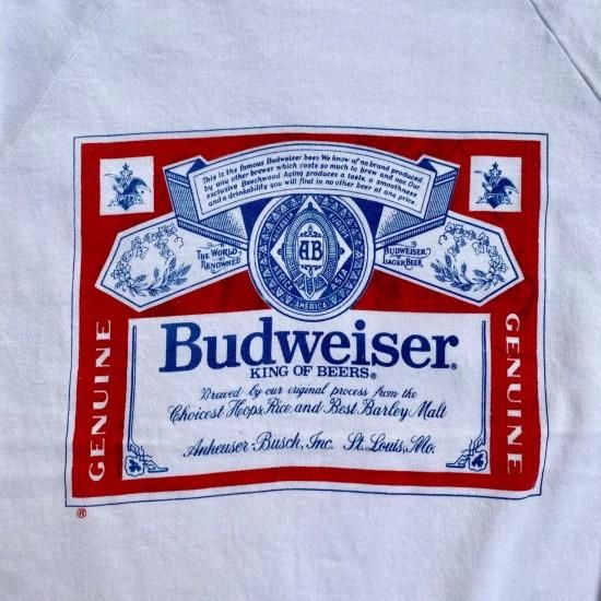 希少　入手困難　⾼岡周策　Budweiser バドワイザー　ジクレープリント 夕陽のTシャツ】”Budweiser