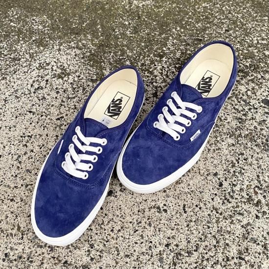 夕陽のTシャツ】【26.5～28cm】VANS/Authentic Pig Suede Deep